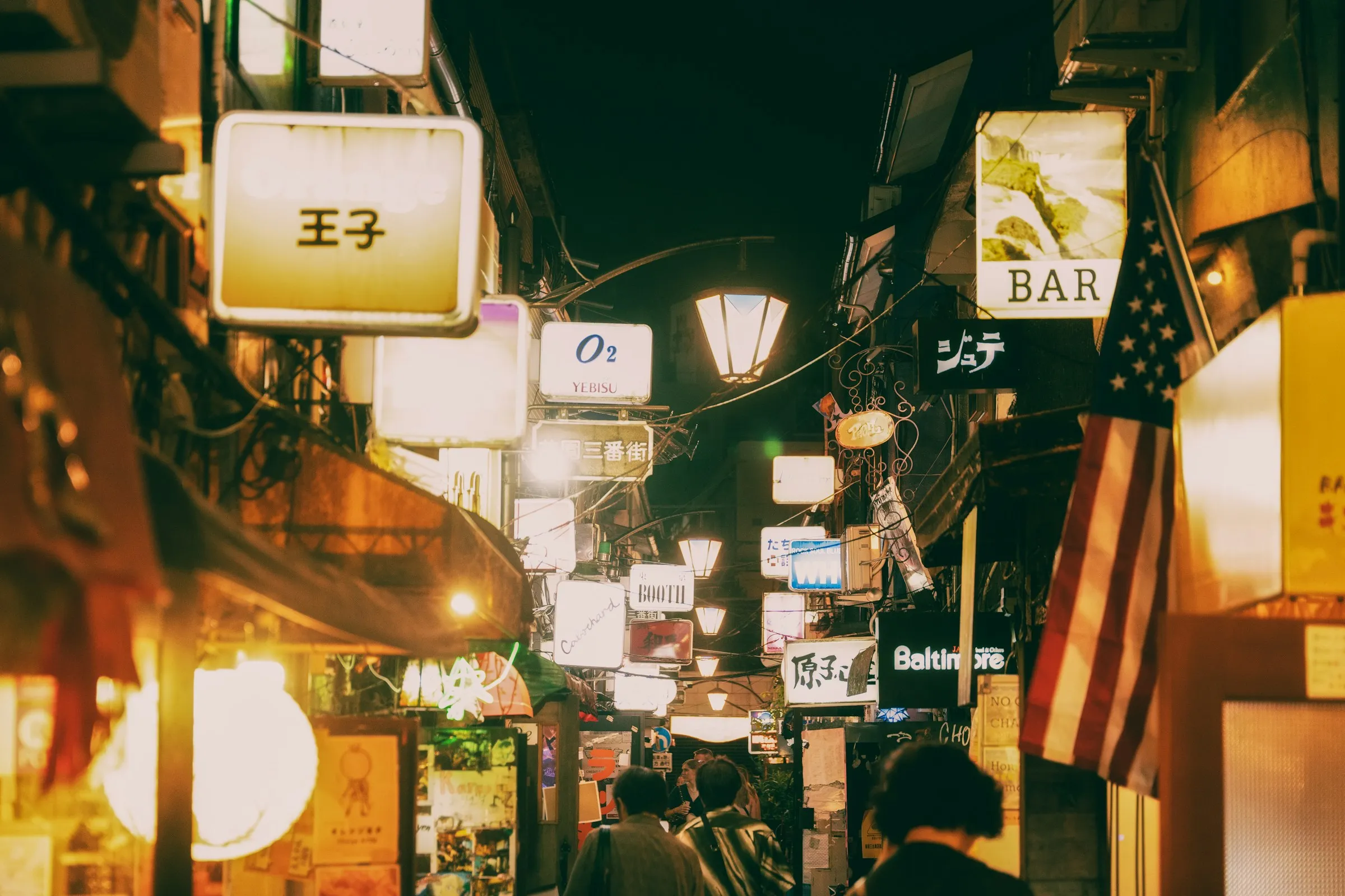 Image of a Japanese Nightlife District